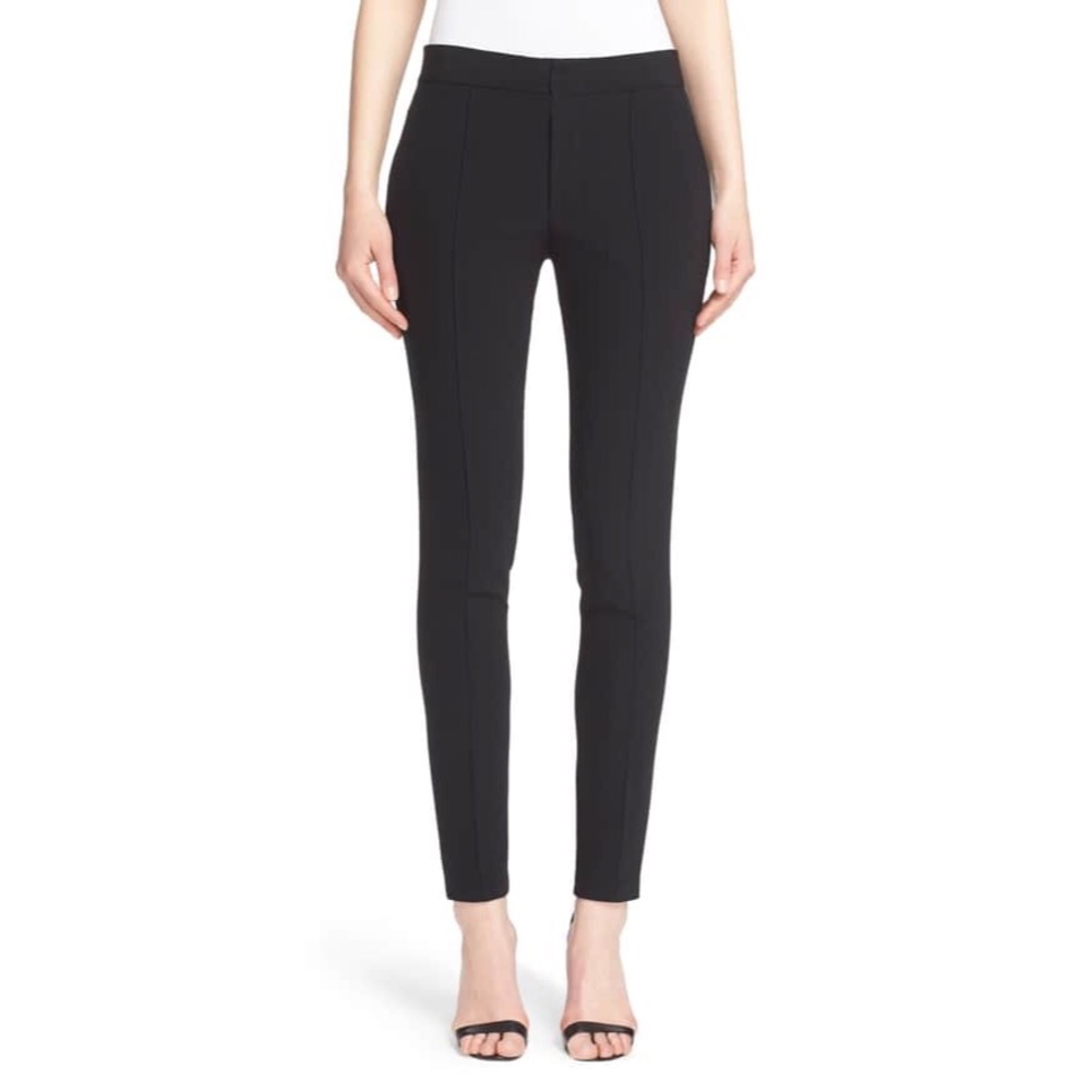 YIGAL AZROUËL Tailored Tuxedo Ankle Pants Black